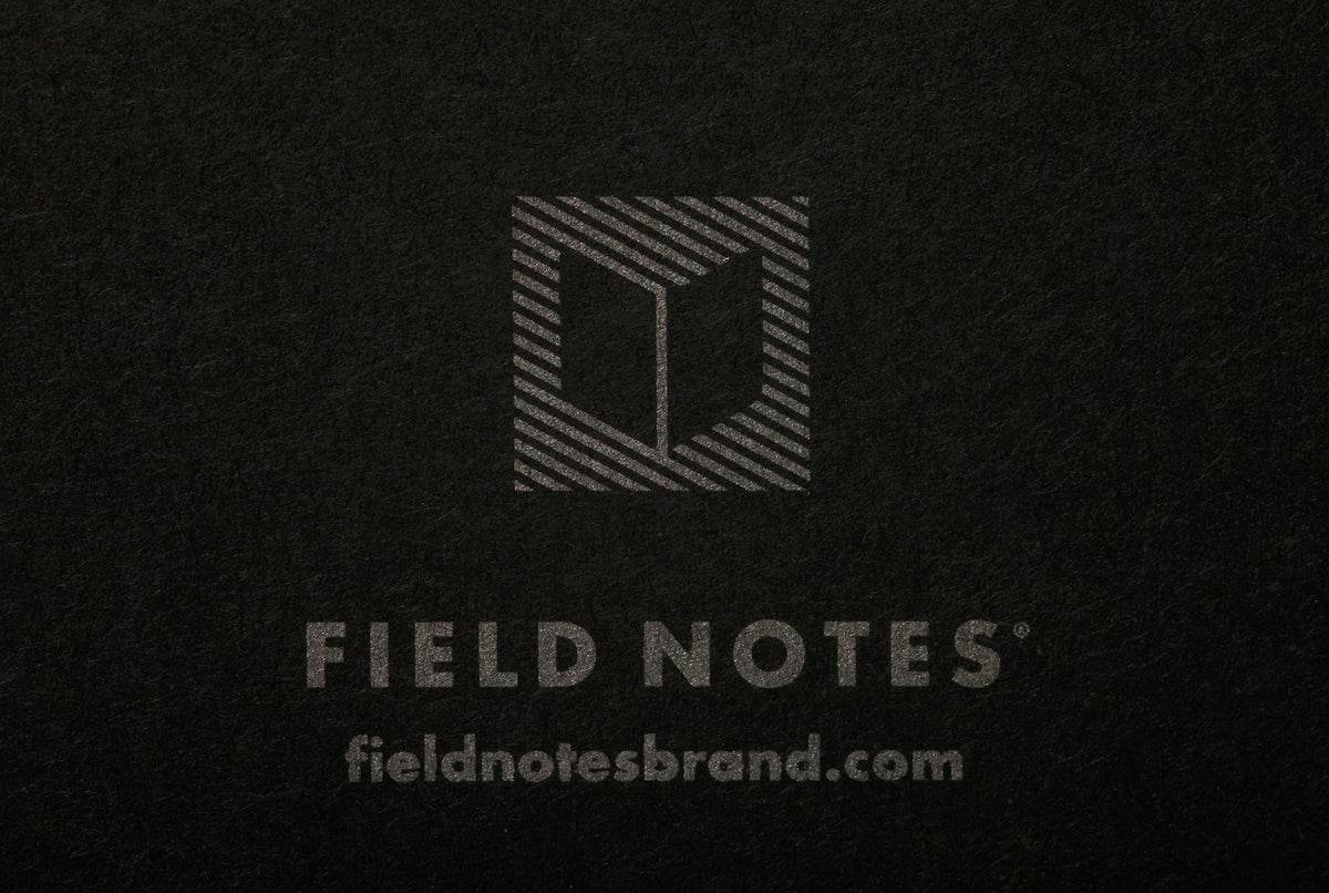 Field Notes Pitch Black Notebook - Ruled (2-Pack)