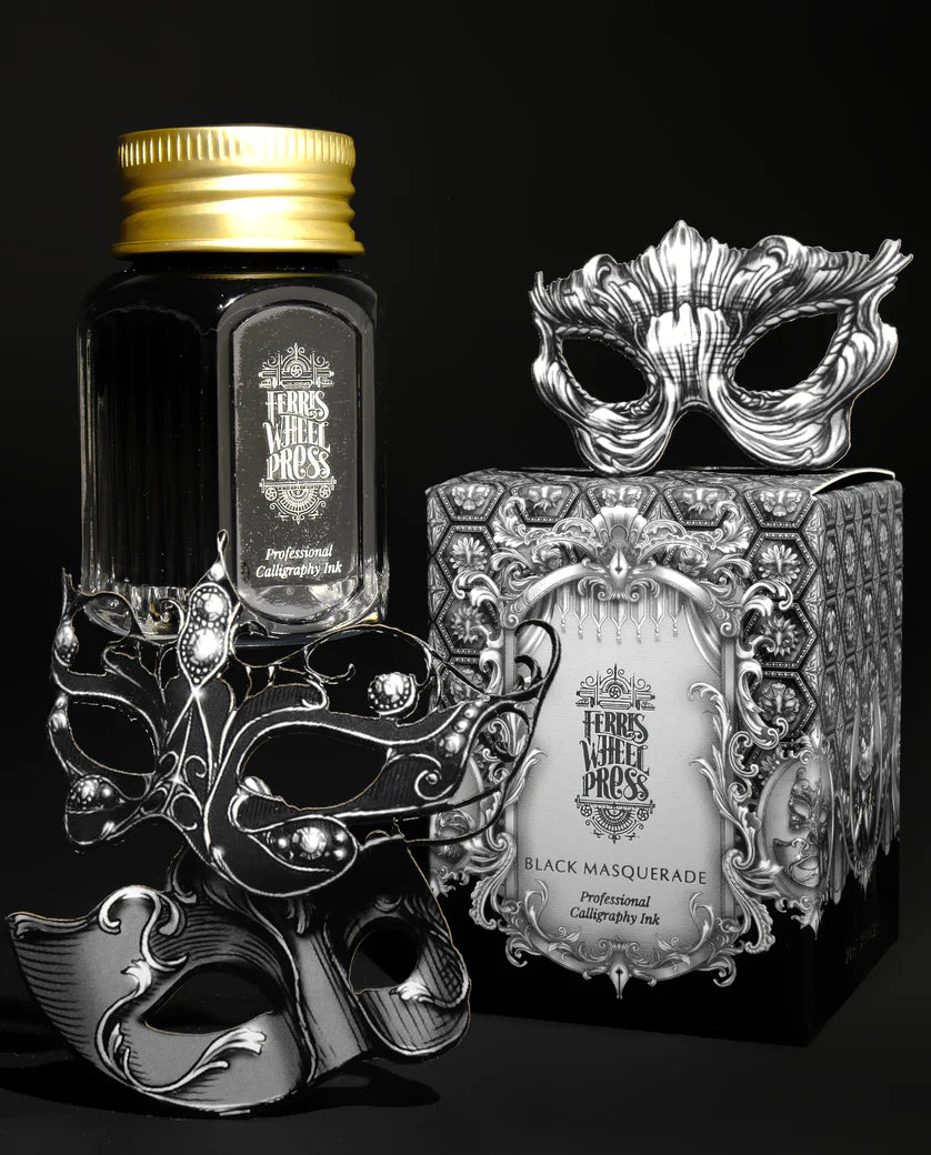 Ferris Wheel Press Black Masquerade Calligraphy (28ml) Bottled Ink