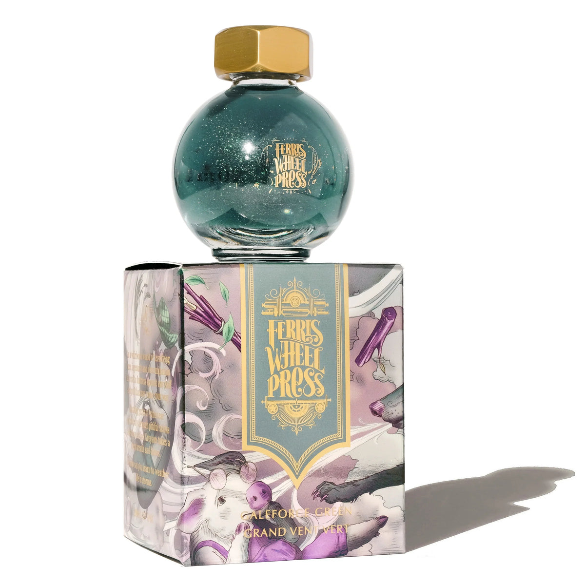 Ferris Wheel Press Galeforce Green (20ml) Bottled Ink - The Three Little Pigs (Discontinued)