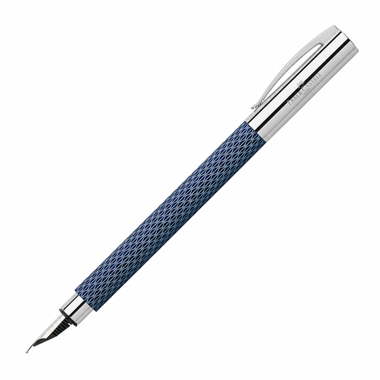 Faber-Castell Ambition Fountain Pen - OpArt Deep Water (Discontinued)