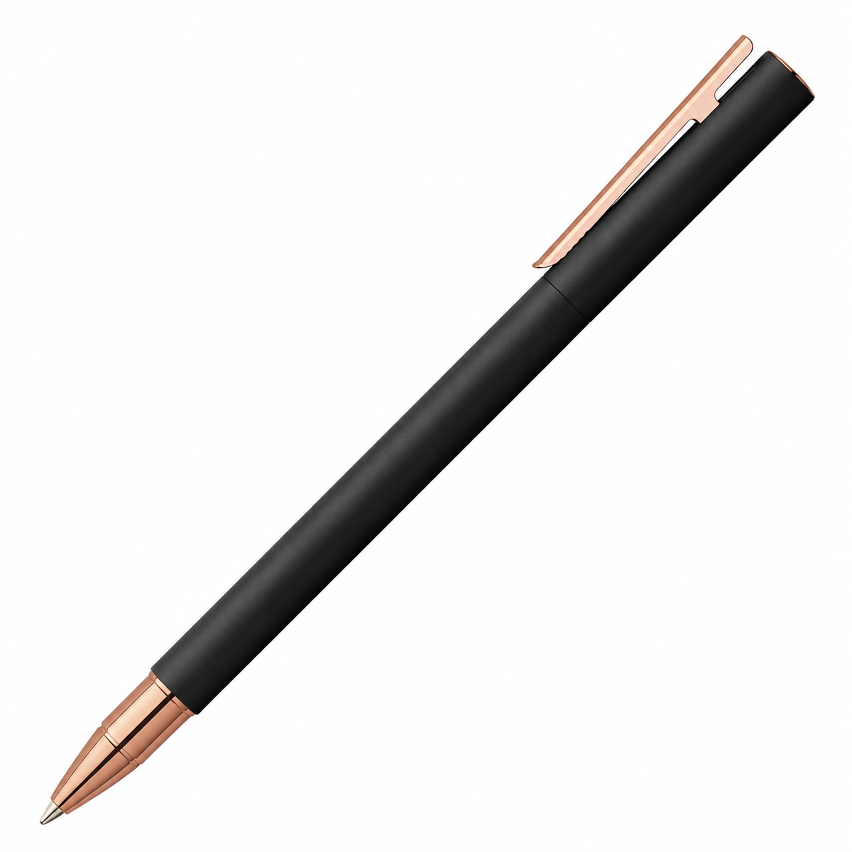 Faber-Castell Neo Slim Rollerball - Matte Black Rose Gold