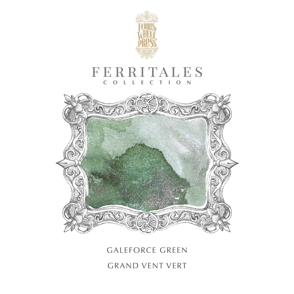 Ferris Wheel Press Galeforce Green (20ml) Bottled Ink - The Three Little Pigs (Discontinued)