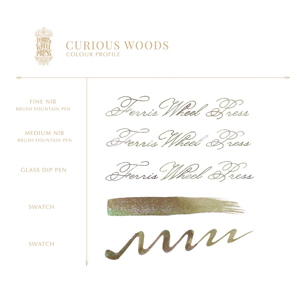 Ferris Wheel Press Curious Woods (10ml) Bottled Ink - The Three Little Pigs