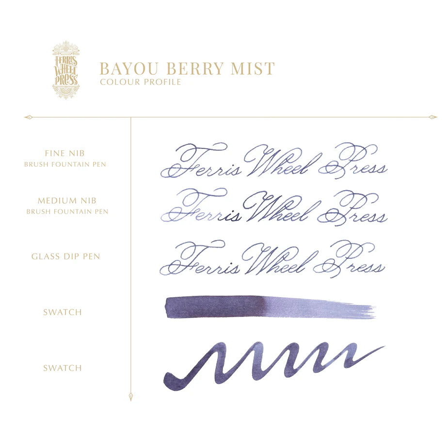 Ferris Wheel Press Bayou Berry Mist (38ml) Bottled Ink