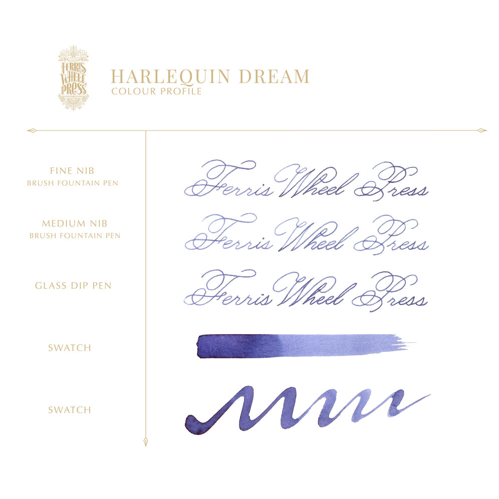 Ferris Wheel Press Harlequin Dream (38ml) Bottled Ink