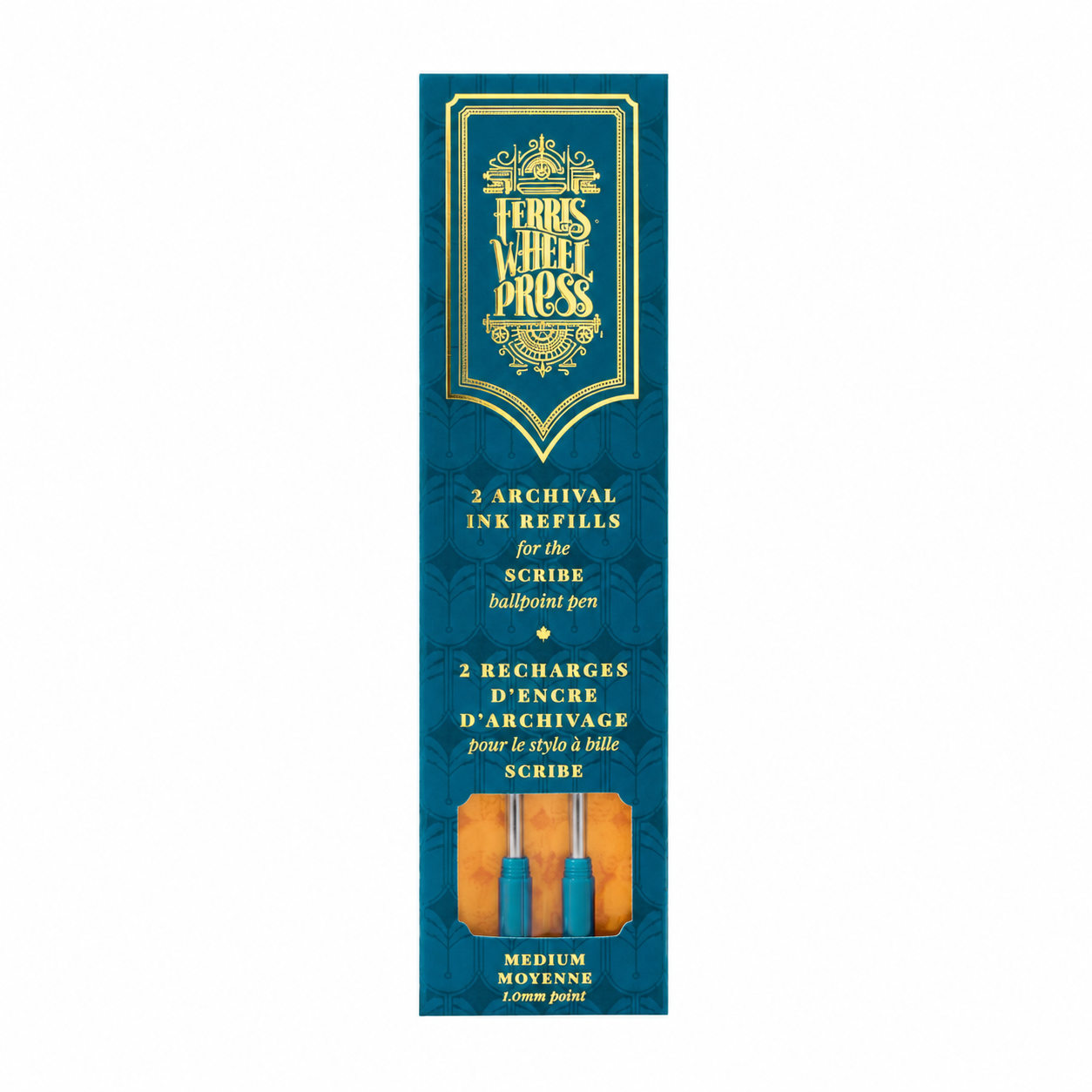 Ferris Wheel Press The Scribe Ballpoint Refill - Telltale Teal