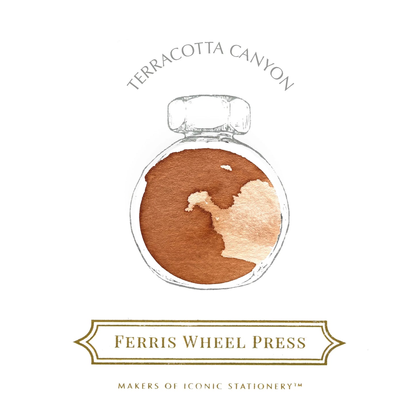 Ferris Wheel Press Terracotta (38ml) Bottled Ink