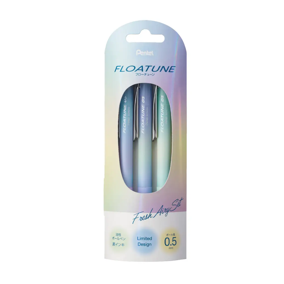 Pentel Floatune Airy Ballpoint Set - Fresh Airy (Set of 3)