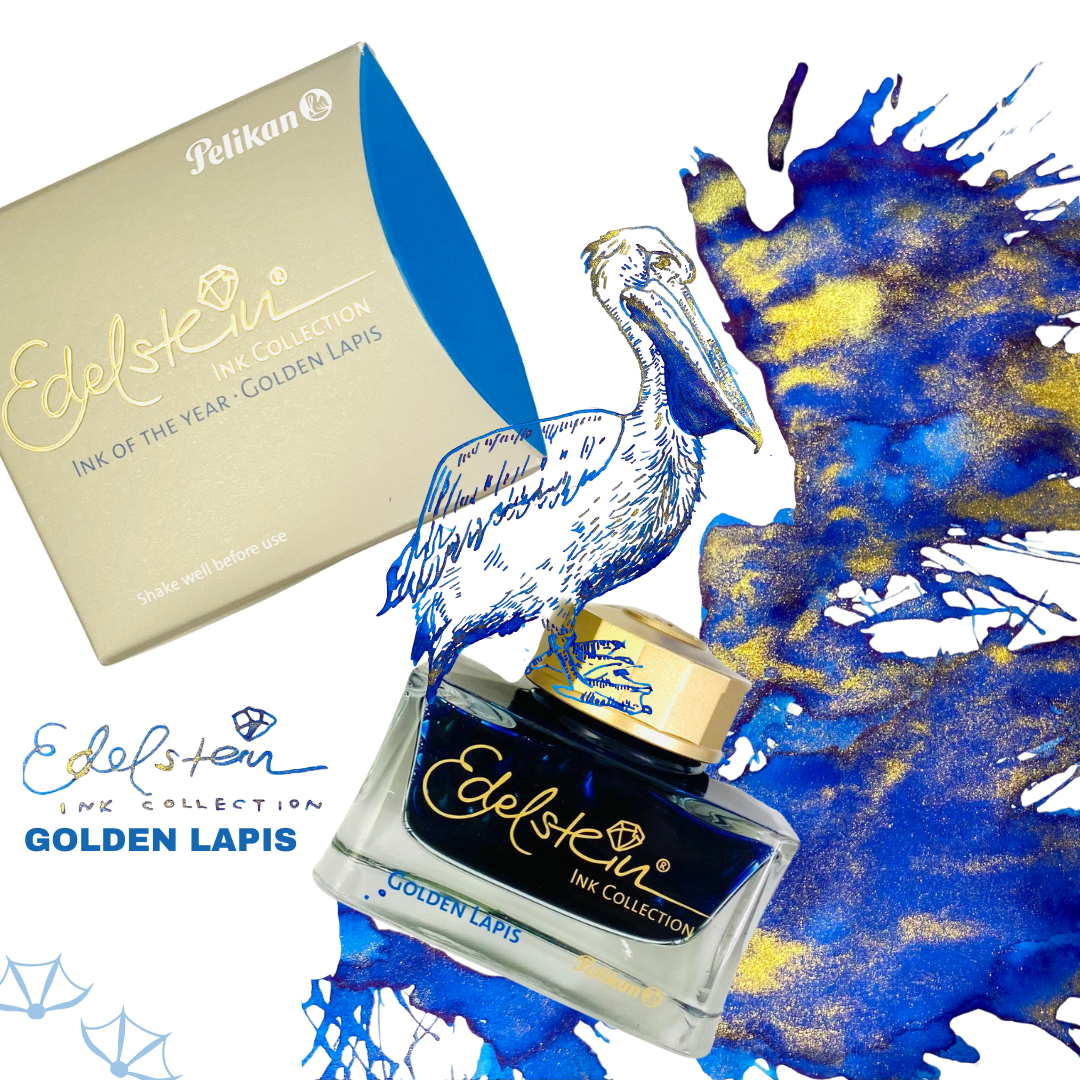 Pelikan Edelstein Golden Lapis Bottled Ink (50ml) (Ink of the Year 2024)