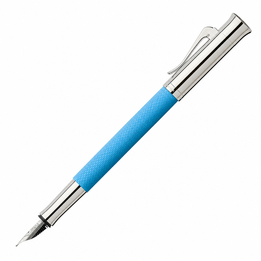 Graf von Faber-Castell Fountain Pen - Guilloche Gulf Blue