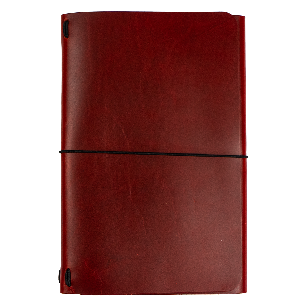 Grit Mercantile Premium A5 Trifold Leather Journal Cover - Red