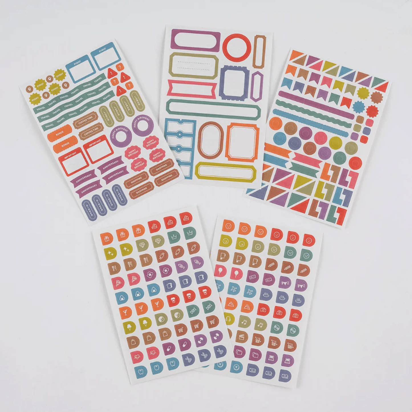 Hobonichi TSUKI no IRO Sticker Set - Schedule