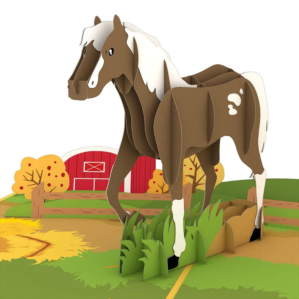 Lovepop Pop-Up Card - Horse
