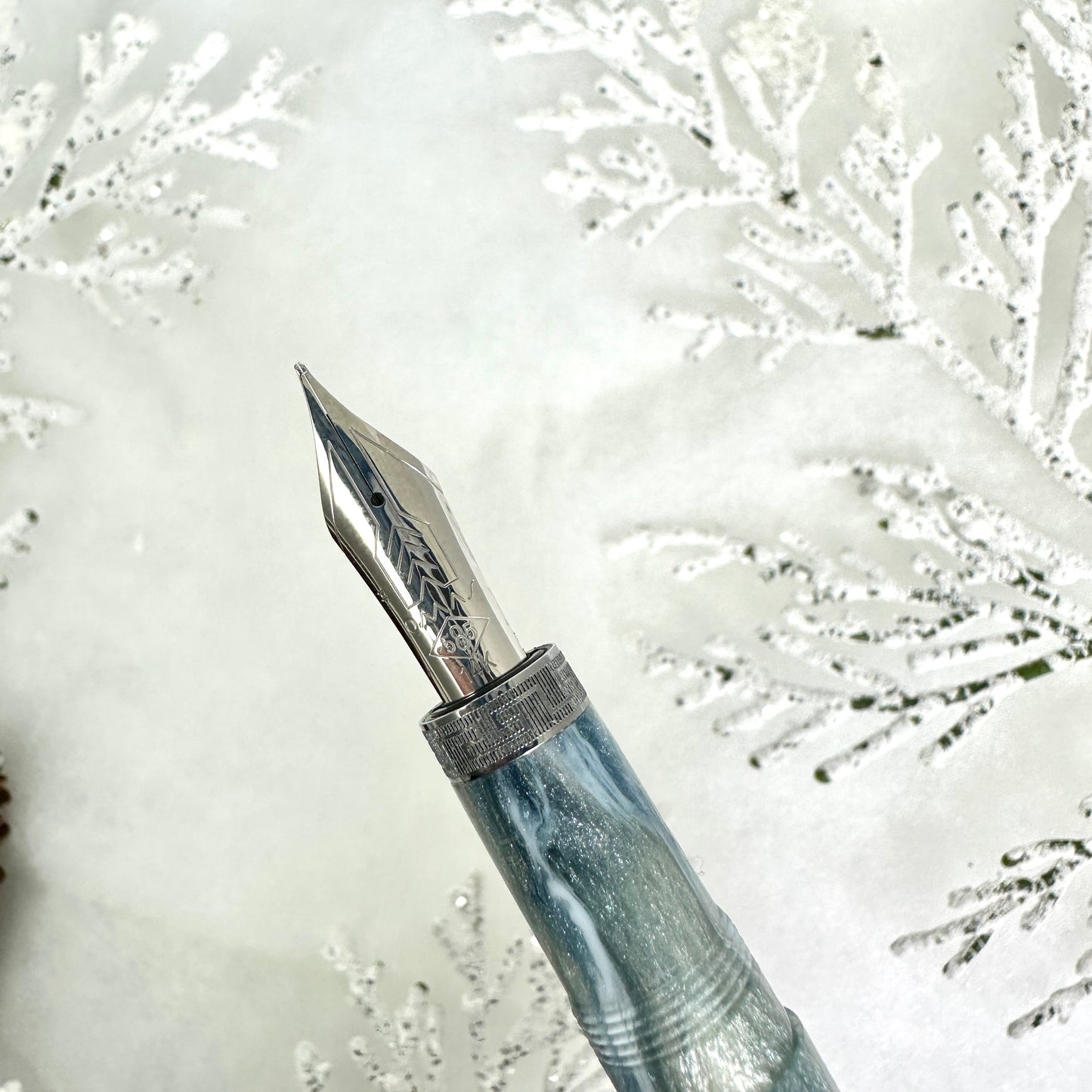 Omas Ogiva Fountain Pen - Shimmering Arctic (Dromgoole's Exclusive) (Special Edition)