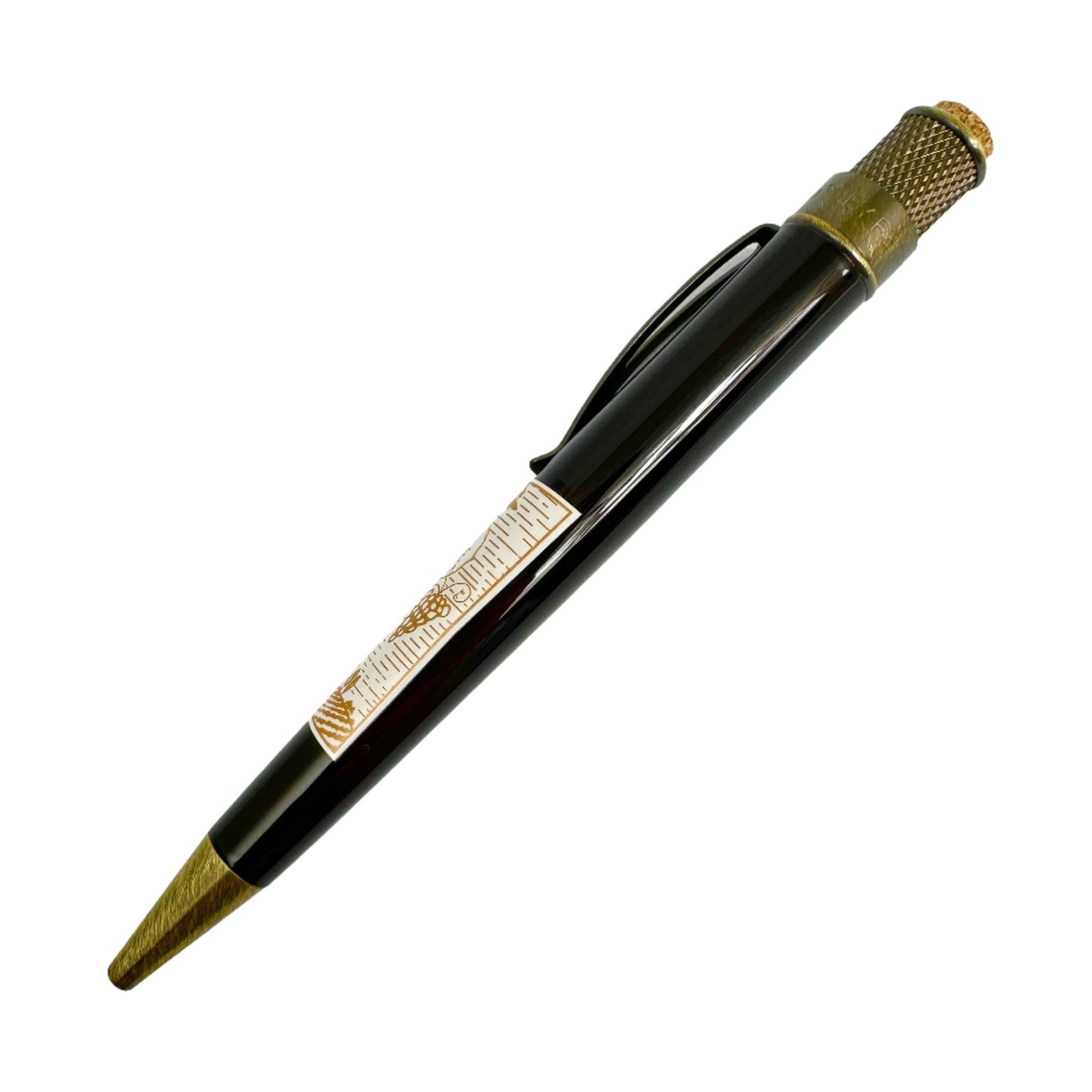 Retro 1951 Collection Tornado Rollerball - Red Wine (Speakeasy Series) - Open Tube