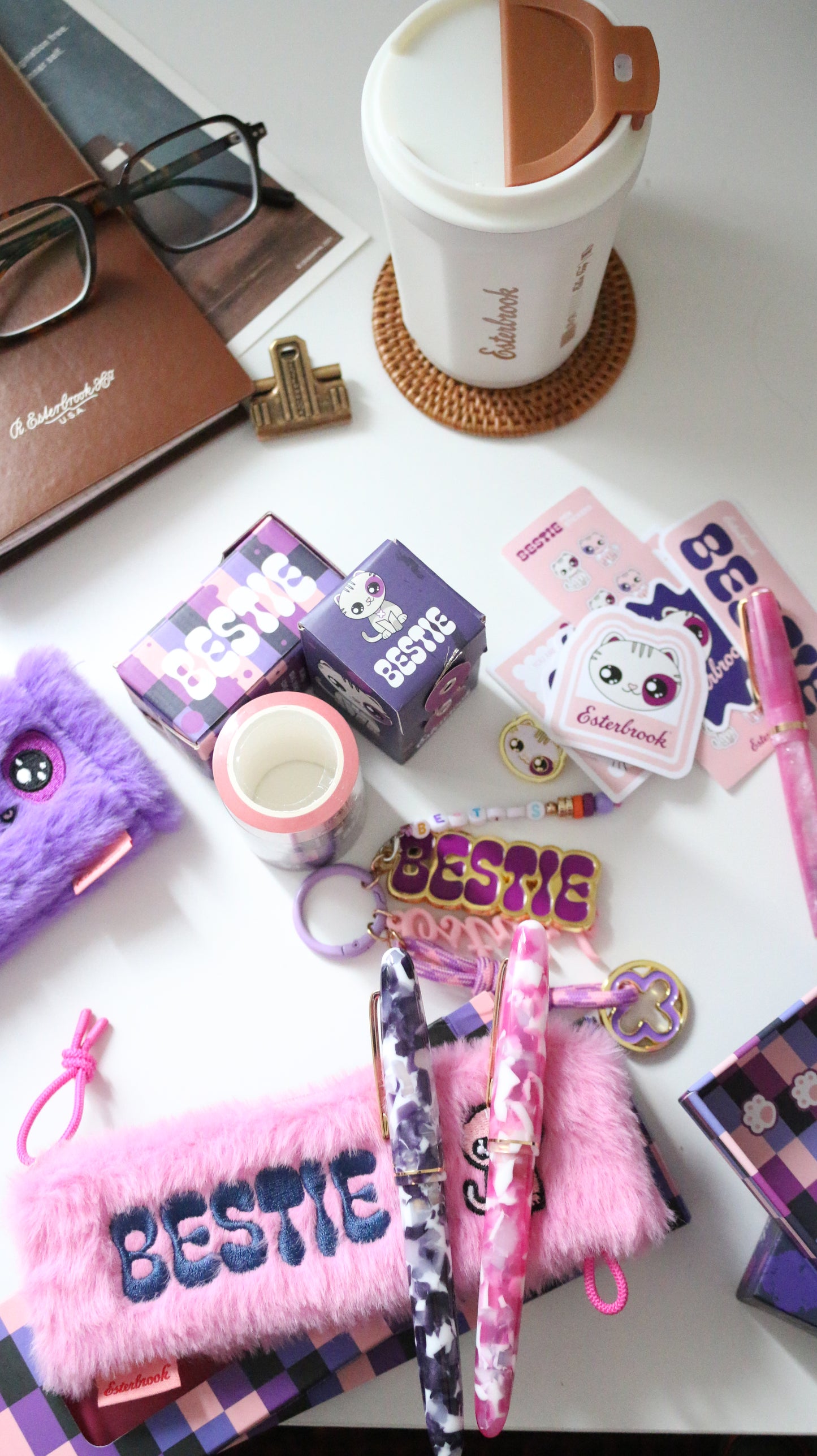 Esterbrook Estie Bestie Bubble Fountain Pen - Sugar Plum Purple