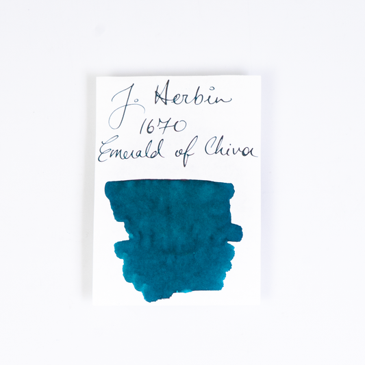 J. Herbin 1670 Emeraude de Chivor (Emerald of Chivor) 50ml Bottled Ink