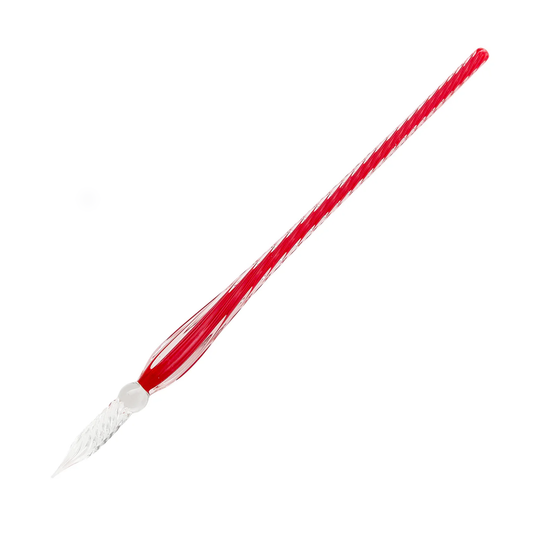 J. Herbin Glass Pen - Rouge Carou (Twisted)