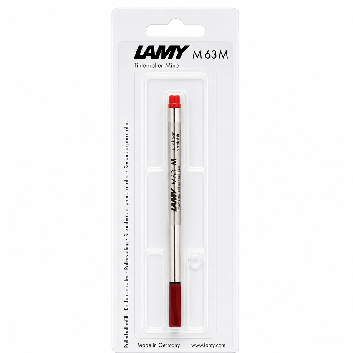 LAMY M63 Rollerball Refill - Red