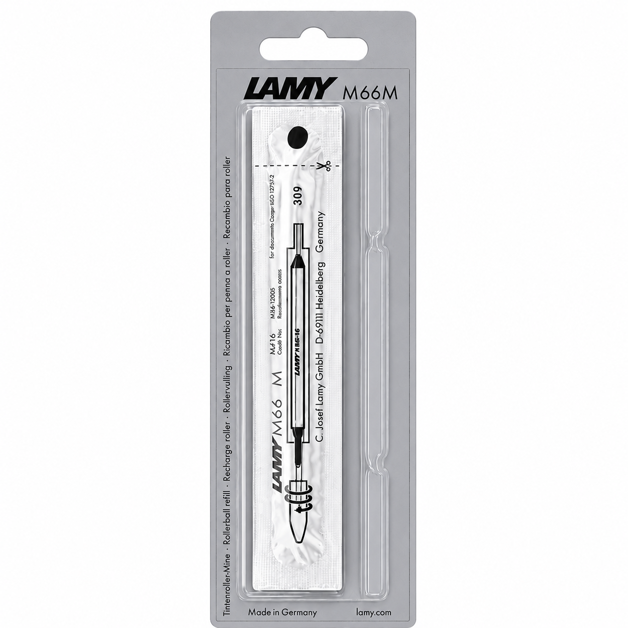LAMY M66 Rollerball Refill - Black