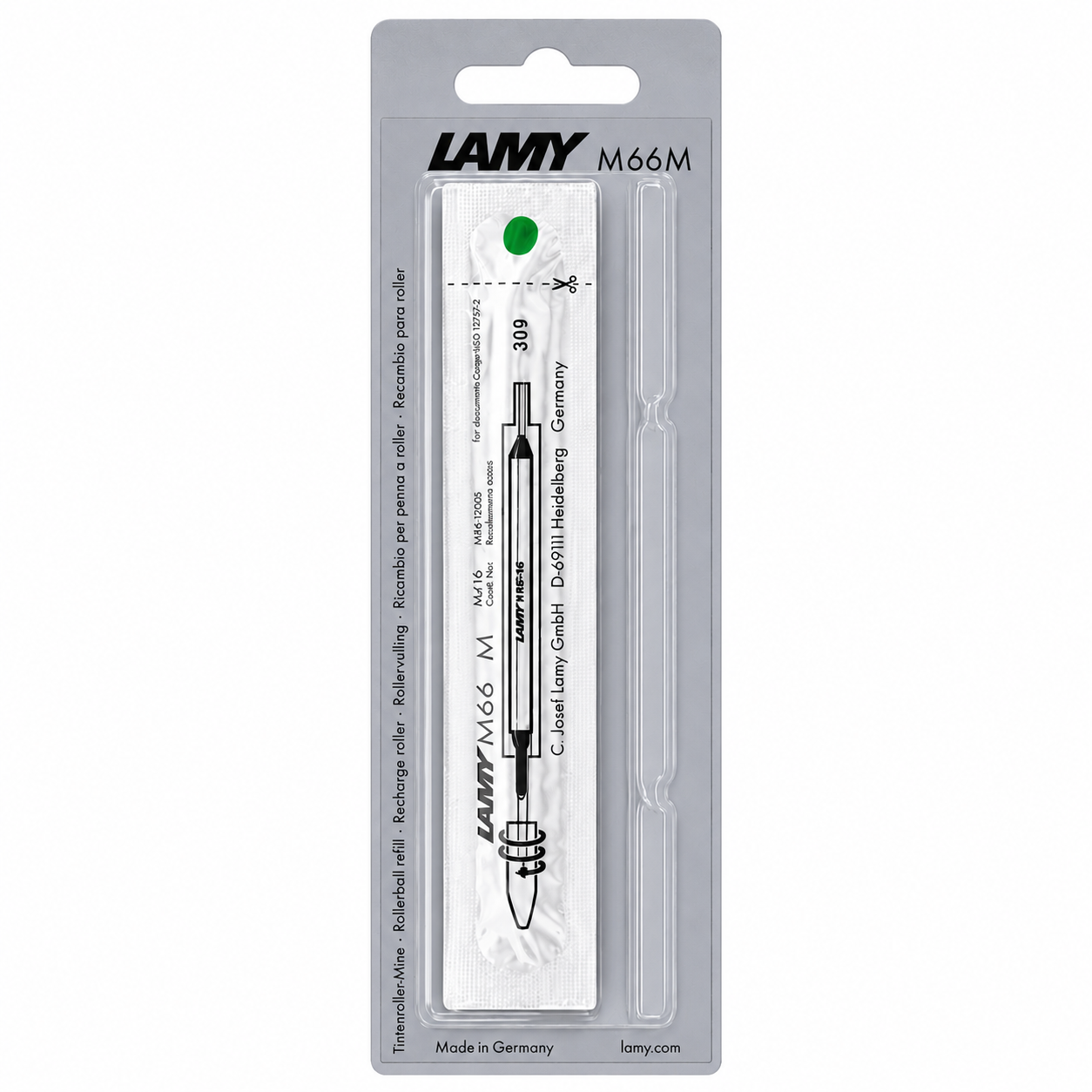 LAMY M66 Rollerball Refill - Green