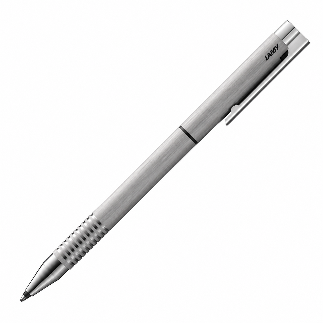 LAMY logo Twin Pen - Brushed Stainless Steel