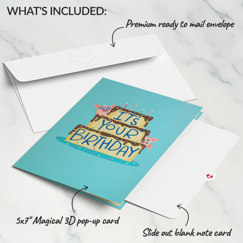 Lovepop Pop-Up Card - Hog Wild Birthday