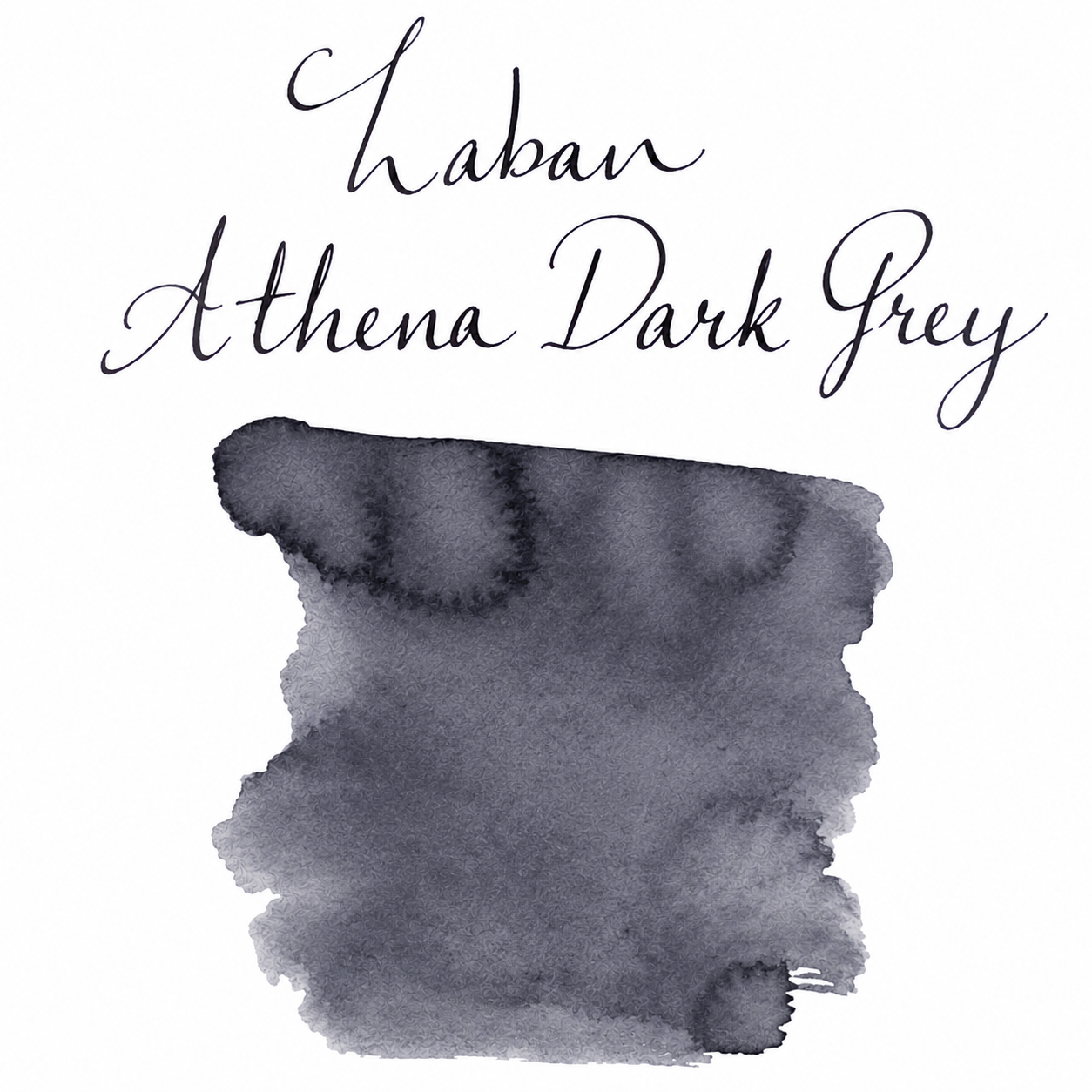 Laban Athena Dark Grey Bottled Ink - 50ml