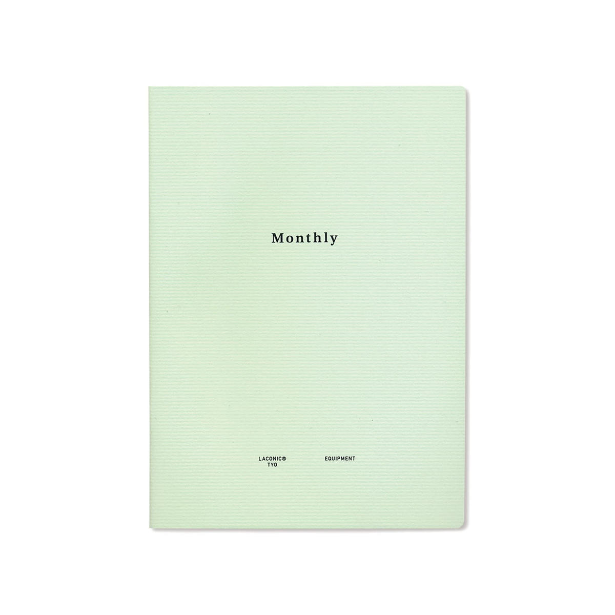 Laconic Style Notebook - Monthly