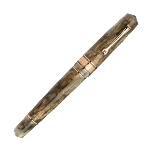 Leonardo Momento Zero Grande 2.0 The Power of Flowers Fountain Pen - Cosmos with Rose Gold Trim