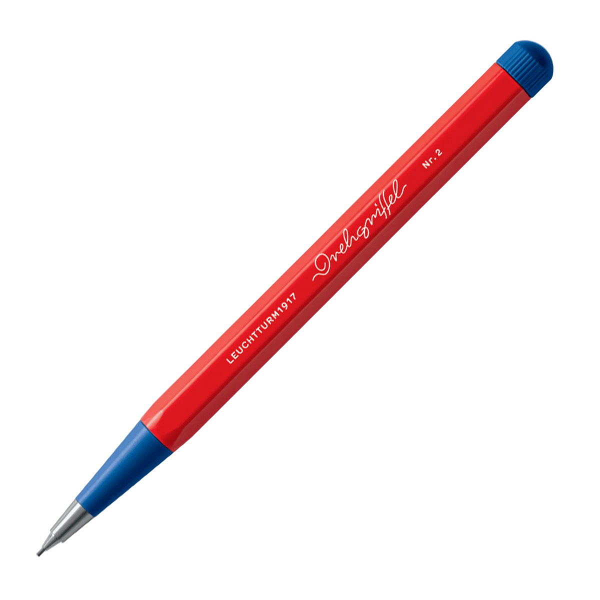 Leuchtturm1917 Drehgriffel Nr. 2 Bauhaus Edition Pencil (.7mm) - Red/Royal Blue