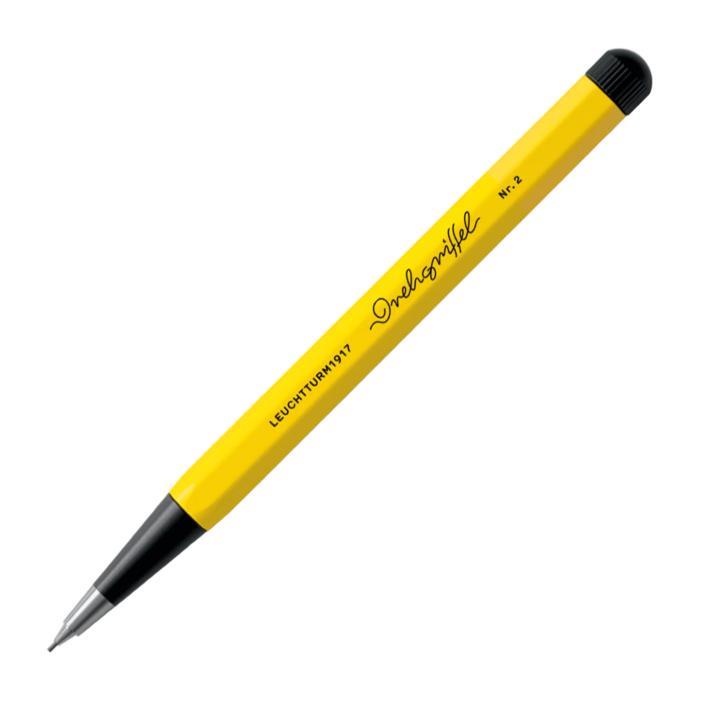 Leuchtturm1917 Drehgriffel Nr. 2 Bauhaus Edition Pencil (.7mm) - Lemon/Black