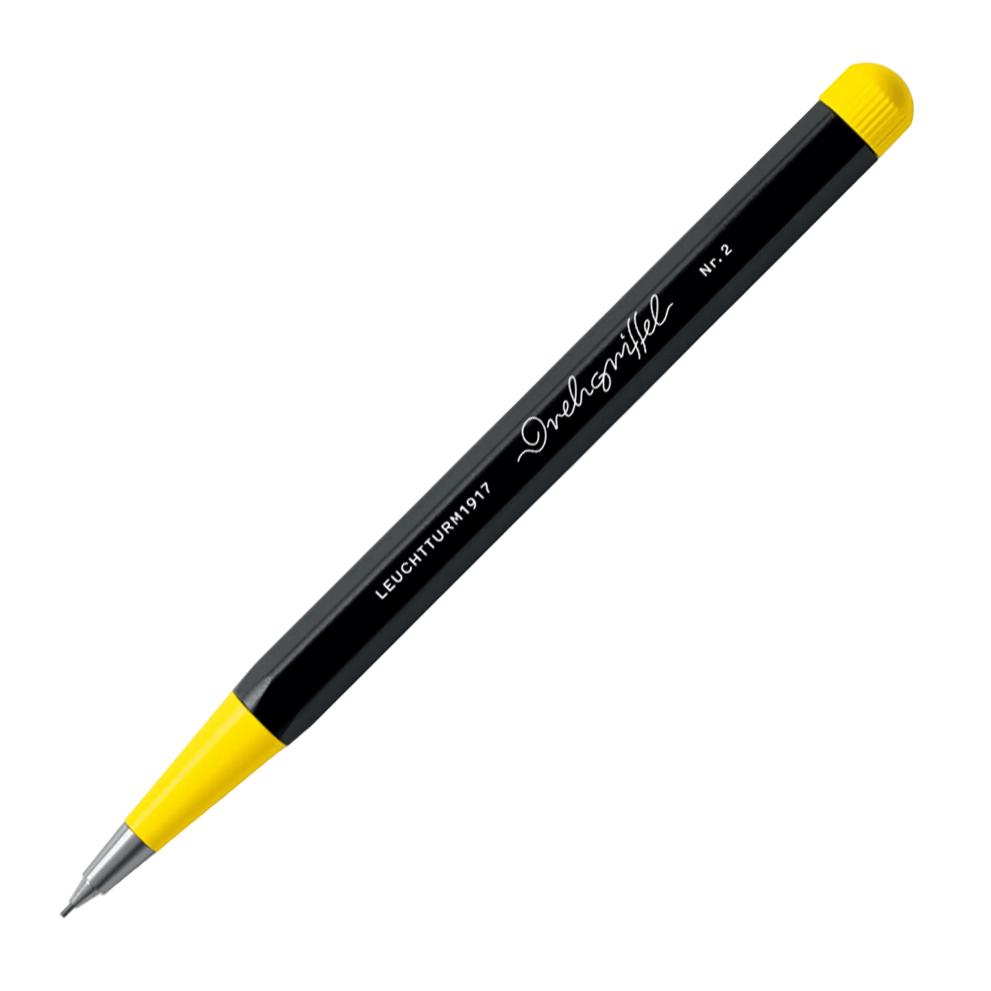 Leuchtturm1917 Drehgriffel Nr. 2 Bauhaus Edition Pencil (.7mm) - Black/Lemon