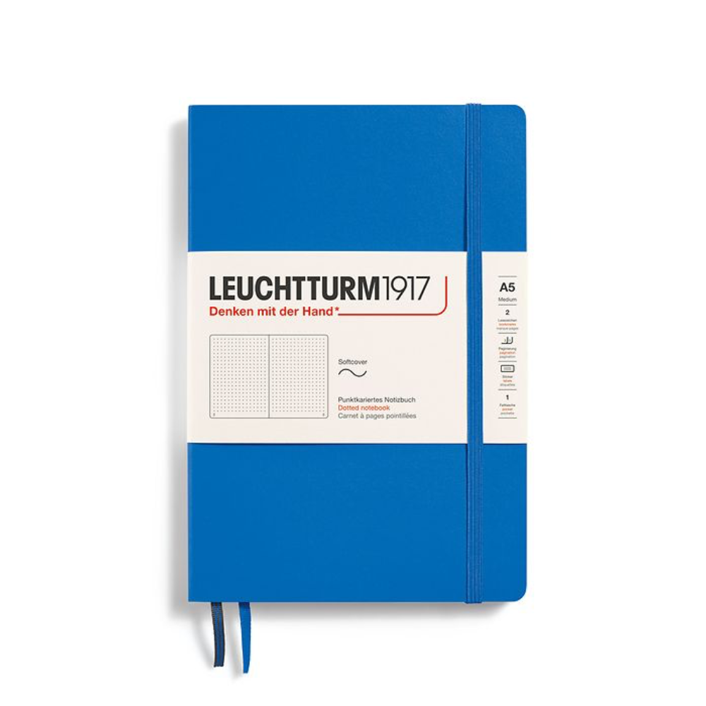 Leuchtturm1917 A5 Medium Softcover Dotted Notebook - Sky (Discontinued)