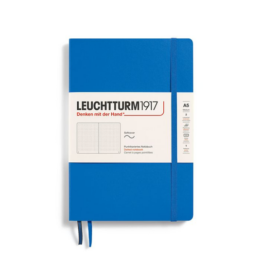 Leuchtturm1917 A5 Medium Softcover Dotted Notebook - Sky (Discontinued)