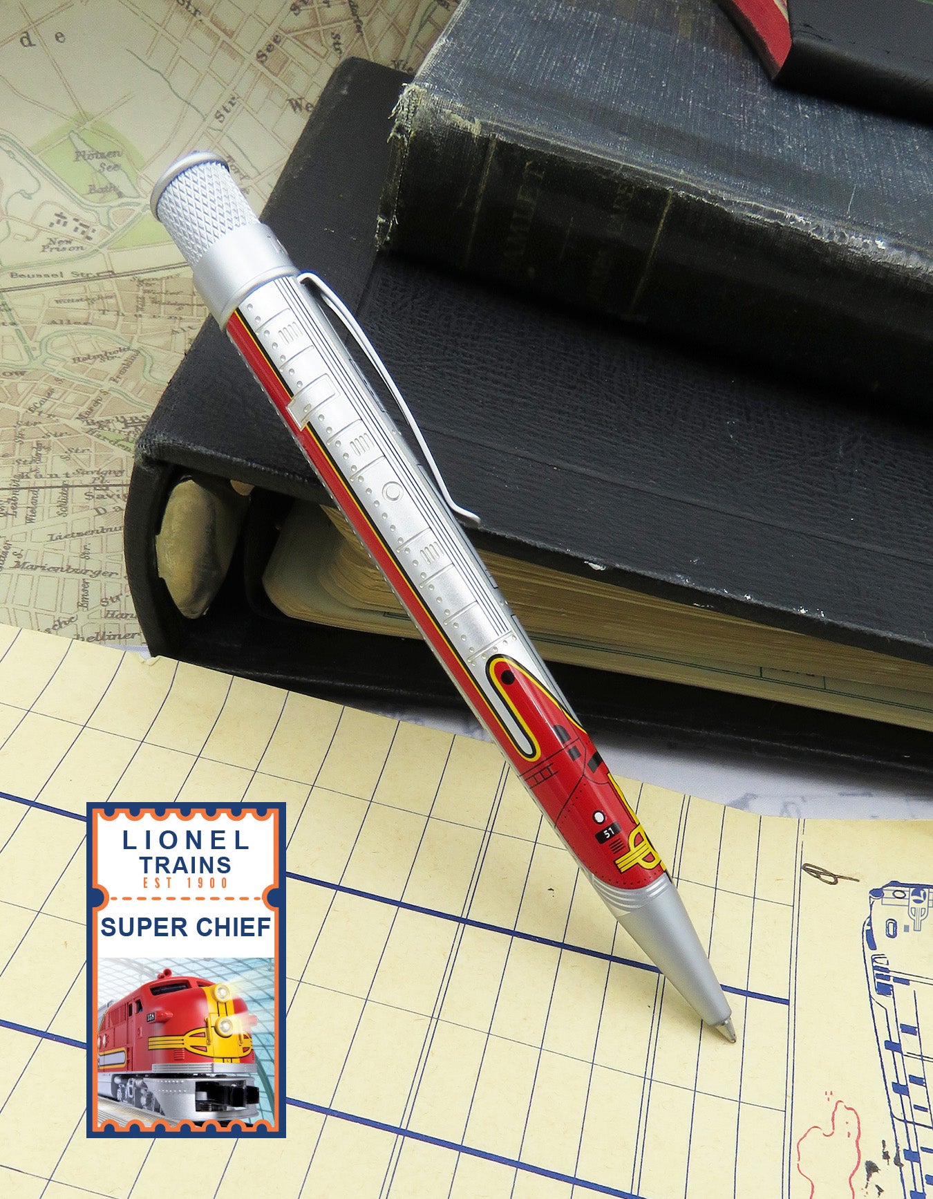 Retro 51 Tornado Rollerball - Lionel Trains - Super Chief