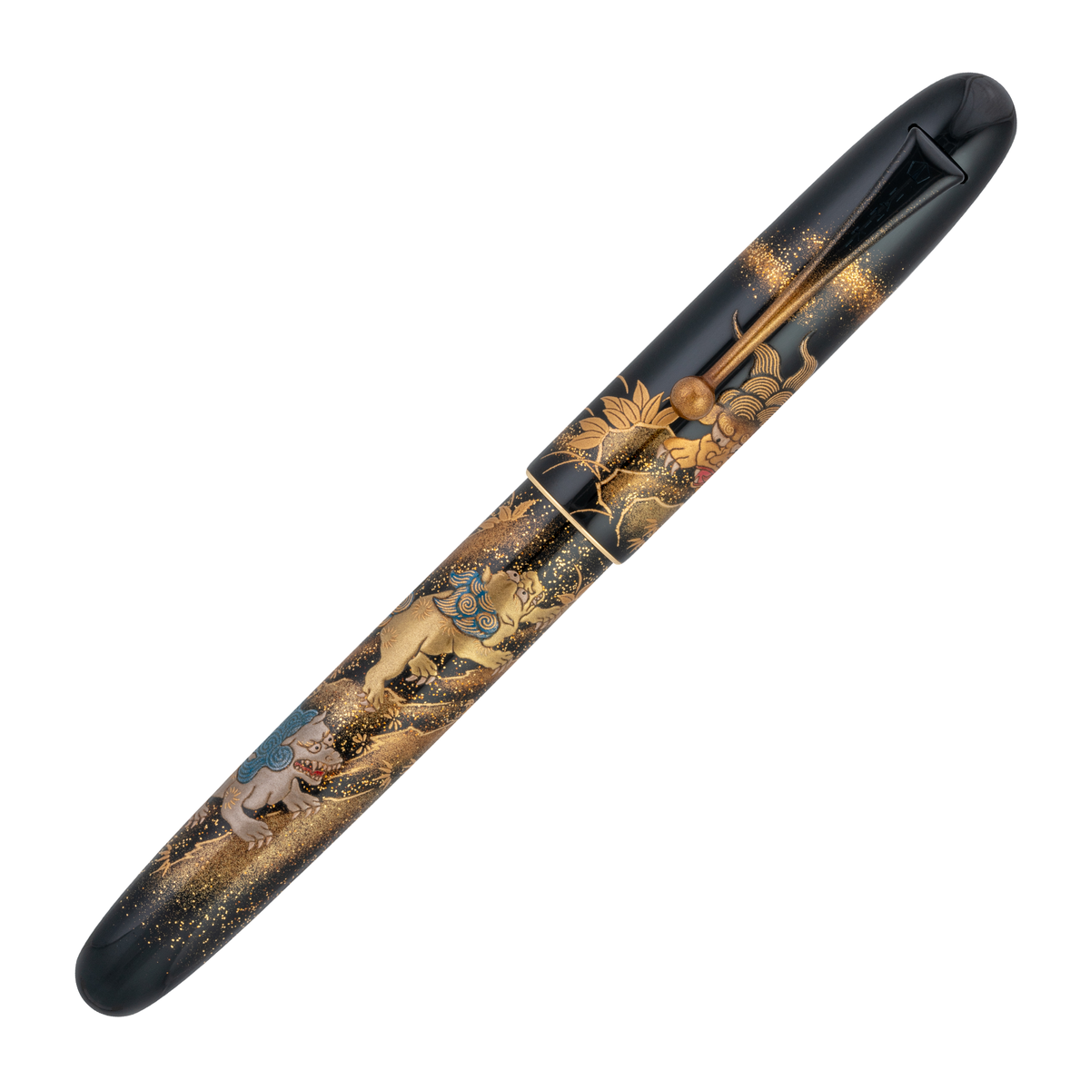 Namiki Yukari Royale Maki-e Fountain Pen - Lioness and Cubs
