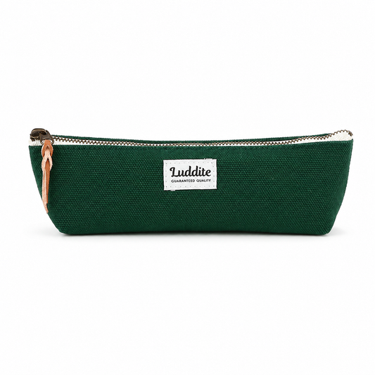 Luddite Boat Slim Pen Case - Green