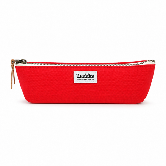 Luddite Boat Slim Pen Case - Red