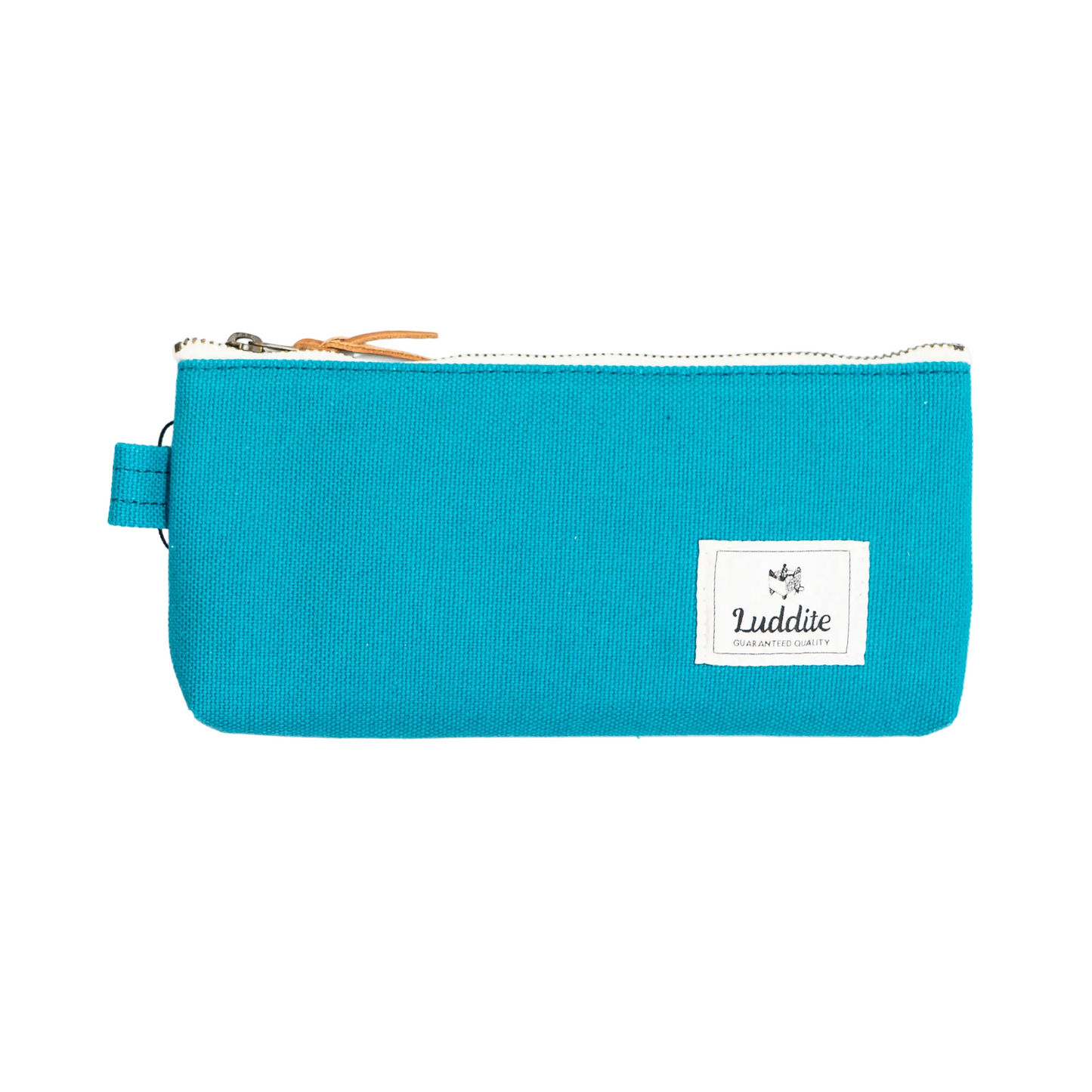 Luddite Gusseted Pen Case - Turquoise