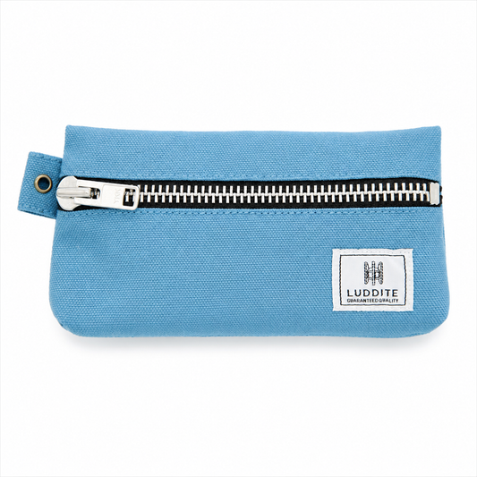 Luddite Split Pen Case - Turquoise