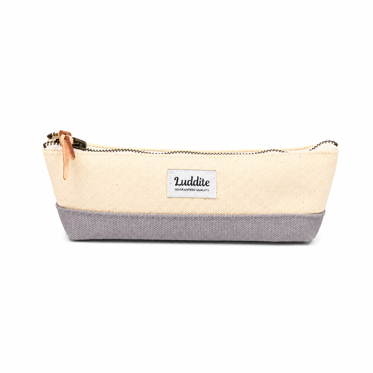 Luddite Two-Tone Boat Pen Case - Grey