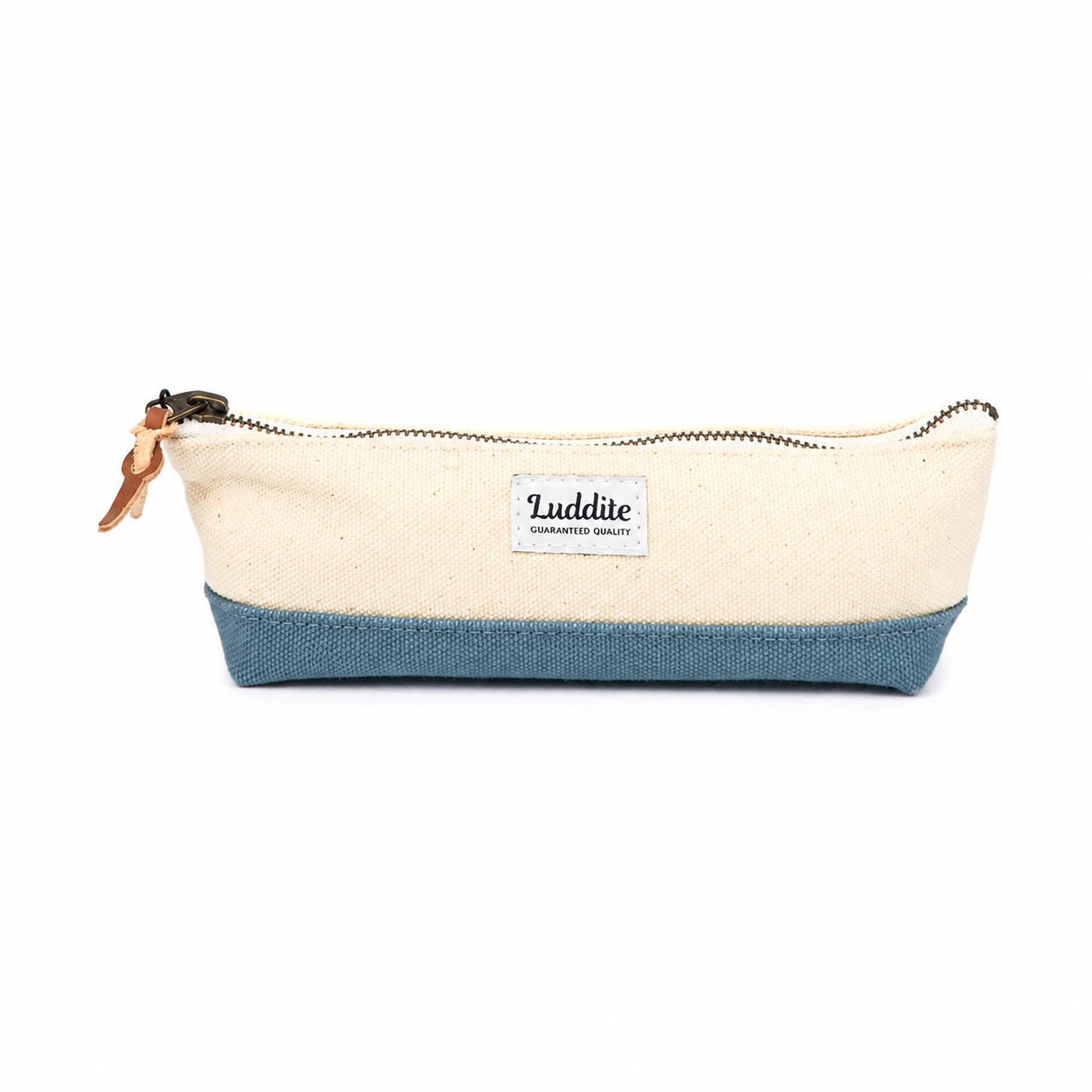 Luddite Two-Tone Boat Pen Case - Light Blue