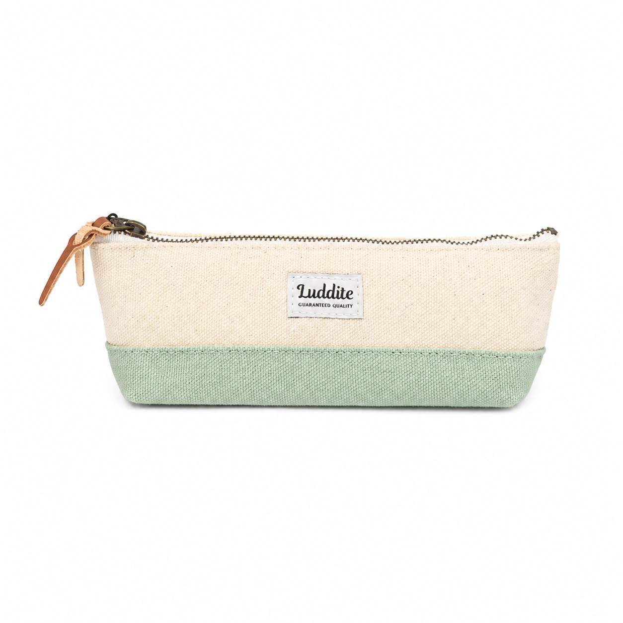Luddite Two-Tone Boat Pen Case - Sage Green