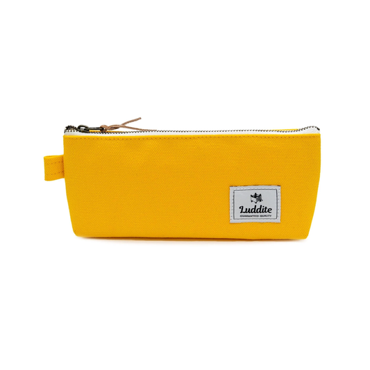 Luddite Gusseted Pen Case - Yellow