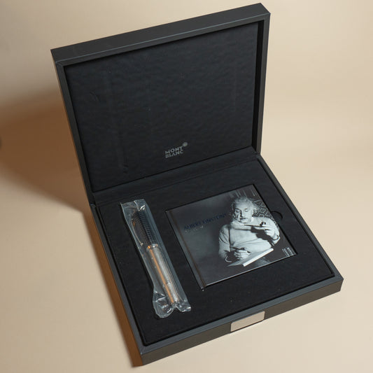 Pre-Owned Montblanc Great Characters Albert Einstein Limited Edition Fountain Pen - Medium (sealed w/ original box)