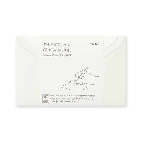 Midori MD Cotton Paper Envelopes - Horizontal
