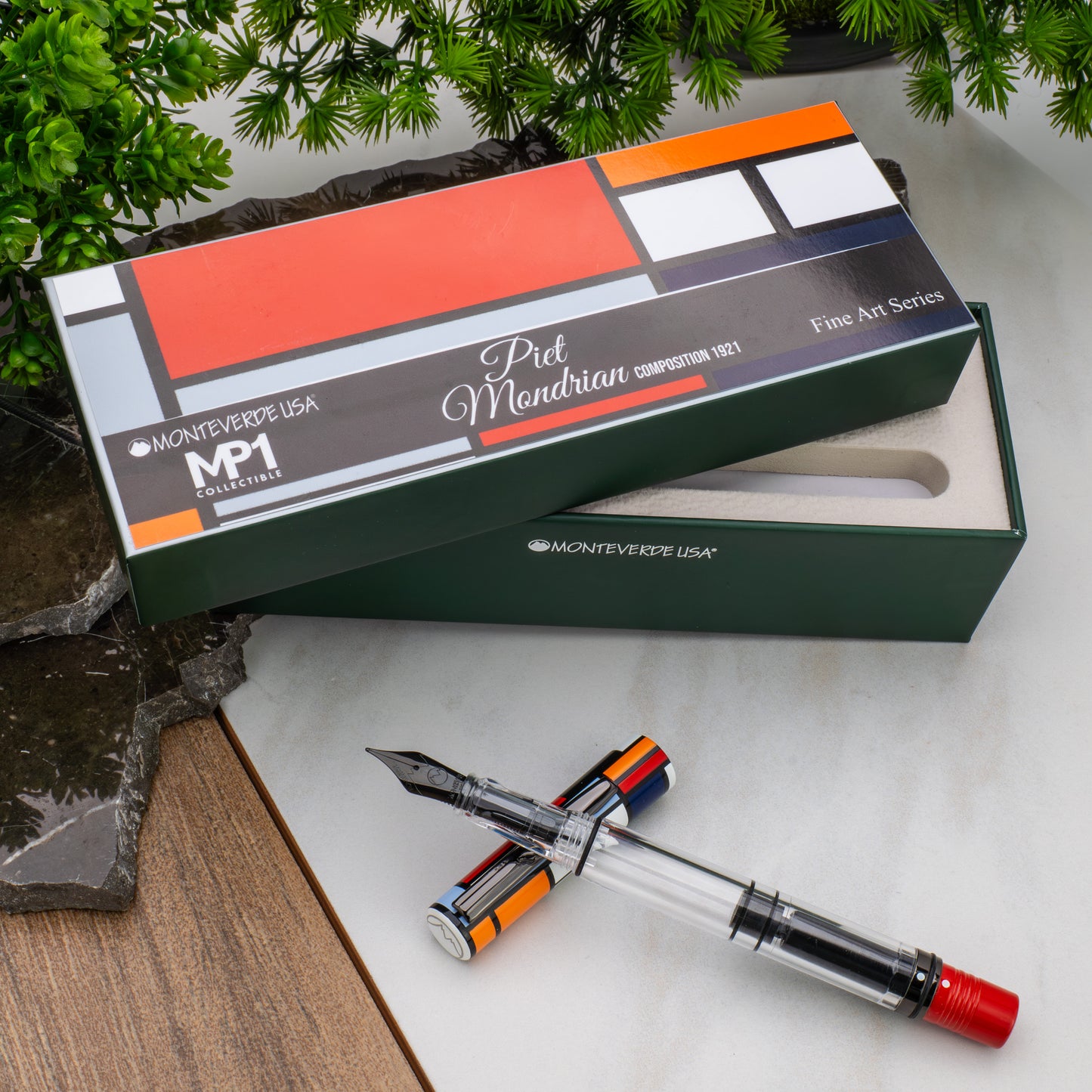 Monteverde MP1 Fine Art Series Fountain Pen - Mondrian