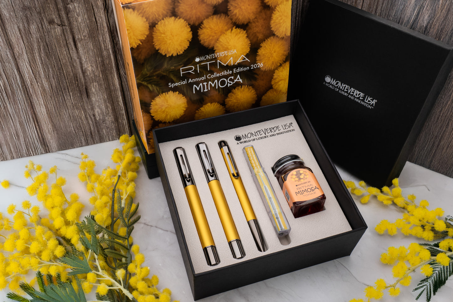 Monteverde Ritma 3 + 2 Piece Set - Mimosa (2026 Special Collection Edition)