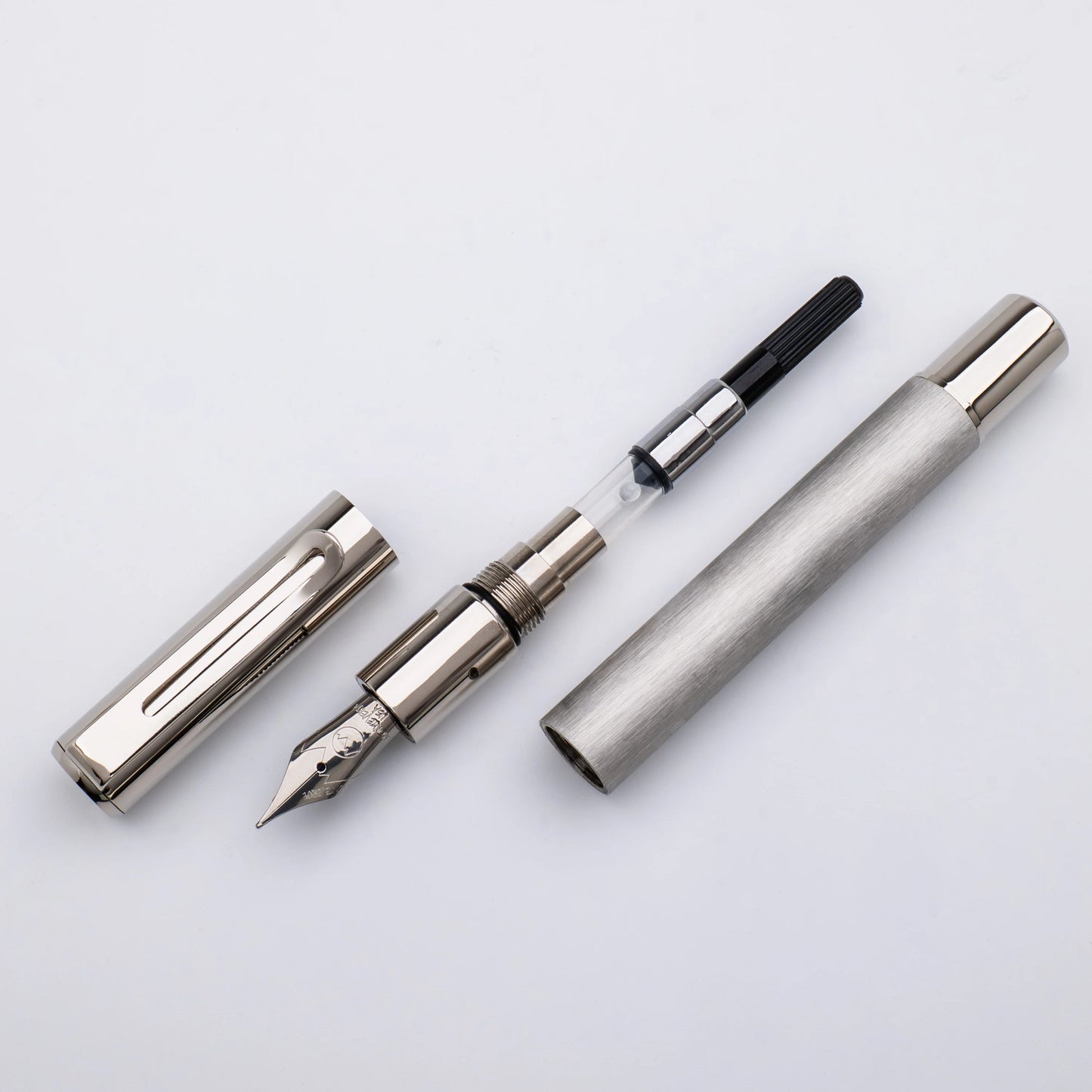 Monteverde Ritma Fountain Pen - Brushed Stainless Steel